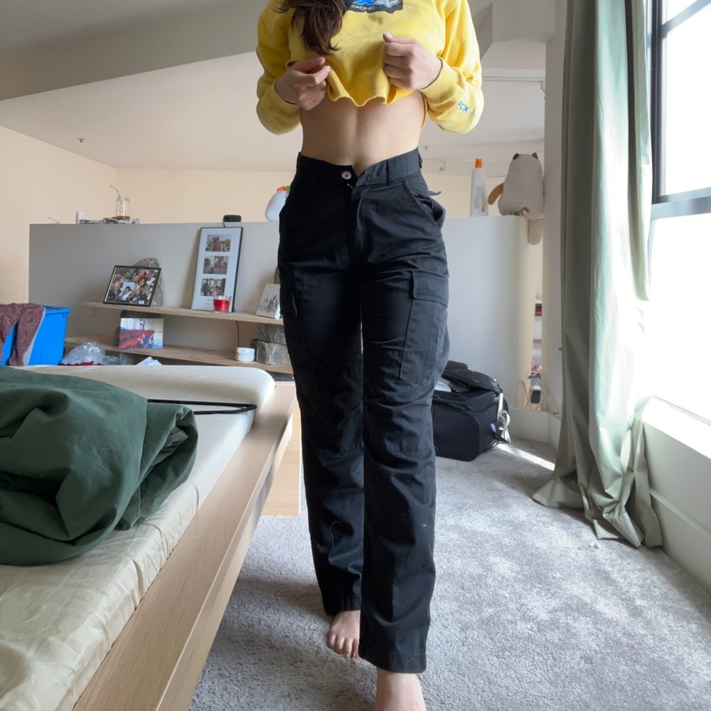 Black john galt cargo pants